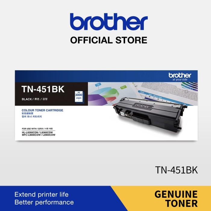 BROTHER ORIGINAL TONER TN451 TN-451 TN451BK TN-451BK | TN-456 TN456 TN456BK TN-456BK | TN-459 TN459 TN459BK TN-459BK - TONER BLACK HITAM For Printer HL-L8260CDN HL-L8360CDW MFC-L8690CDW MFC-L8900CDW - Image 2