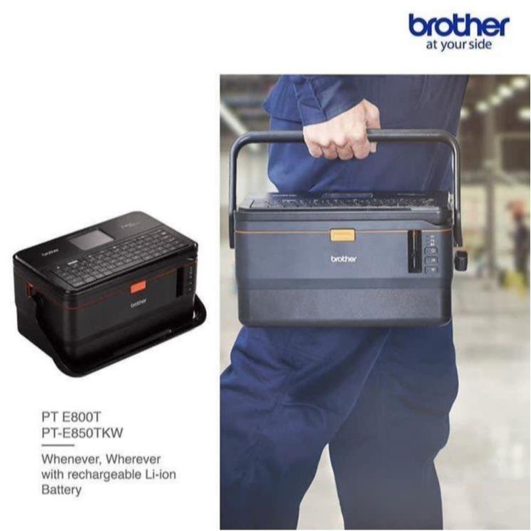 BROTHER PT-E850TKW PTE850TKW PTE850 PT-E850 Printer Tubing with USB Wireless WiFi PTouch Label Printer Barcode - Twin Engine Tube Printing & Label Printing - Use TR-100BK, TZe Tape, HSe Heat Shrink Tube Pengganti PT-E800T - Garansi Resmi 3 Tahun - Image 7