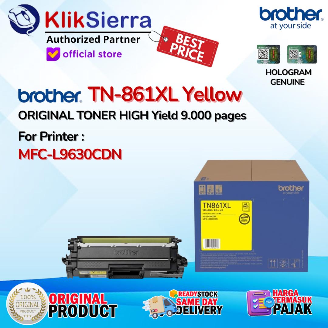 BROTHER ORIGINAL TONER TN861 TN861Y | TN-861 TN-861Y | TN861XL TN-861XL | TN861XXL TN-861XXL YELLOW KUNING For Printer MFC-L9630CDW - Image 3