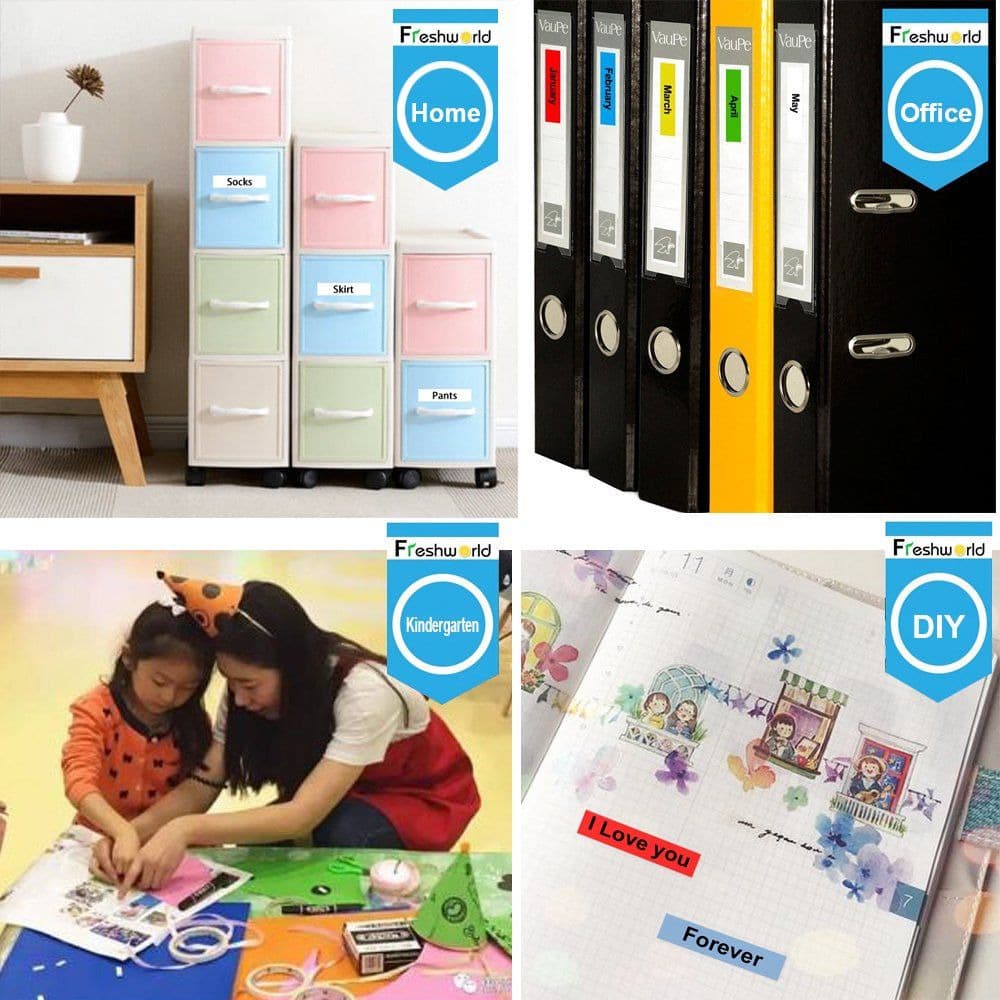 BROTHER STRONG ADHESIVE Tape 9mm TZeS621 TZe-S621 Black on Yellow | TZeS221 TZe-S221 Black on White - Laminated Sticker Label Waterproof Tahan Air & Panas For PTouch Printer PT-H110 D210 D460BT D610BT P750W P900W P950NW - Image 8