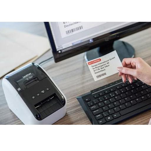 Printer Label BROTHER QL-800 | QL800 PTouch Label Printer Barcode Labeling Shipping - Auto Cutter with DK Roll Max 62mm - Garansi Resmi 3 Tahun - Image 7