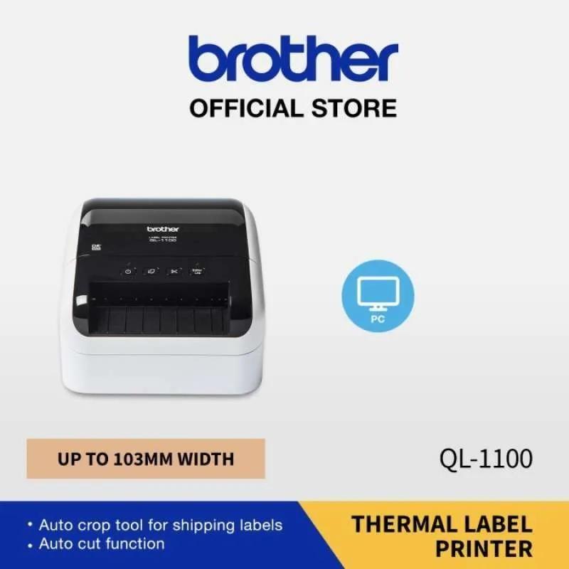Printer Label BROTHER QL1100 QL-1100 & QL1110 QL-1110NWB PTouch Large Label Shipping Cargo | Label Printer Barcode Logistic | Printer Resi Besar with DK Roll Max 103mm - Garansi Resmi 3 Tahun - Image 2
