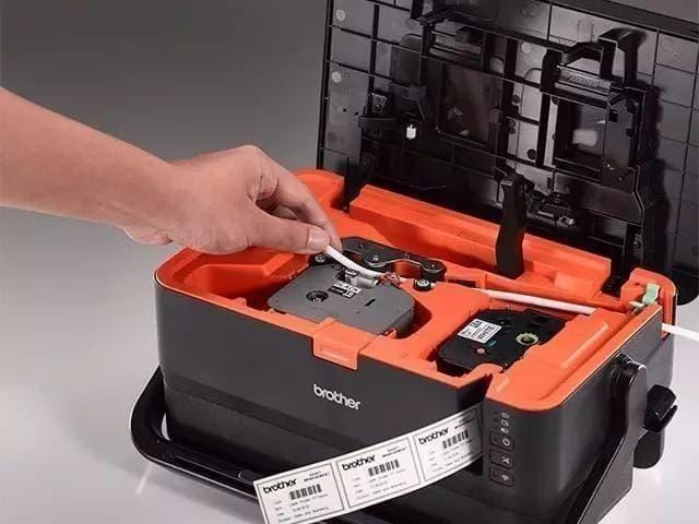 BROTHER PT-E850TKW PTE850TKW PTE850 PT-E850 Printer Tubing with USB Wireless WiFi PTouch Label Printer Barcode - Twin Engine Tube Printing & Label Printing - Use TR-100BK, TZe Tape, HSe Heat Shrink Tube Pengganti PT-E800T - Garansi Resmi 3 Tahun - Image 5