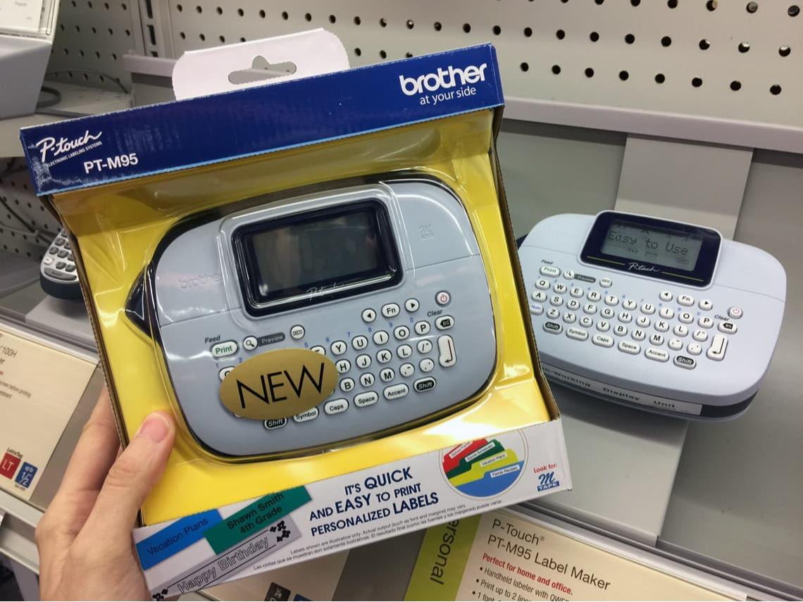BROTHER PTouch PT-M95 | PTM95 - Printer Label Stiker - Portable Handy Label Maker Printer Sticker - Used Label 12mm MK231 M-K231 | MK631 M-K631 - Image 7