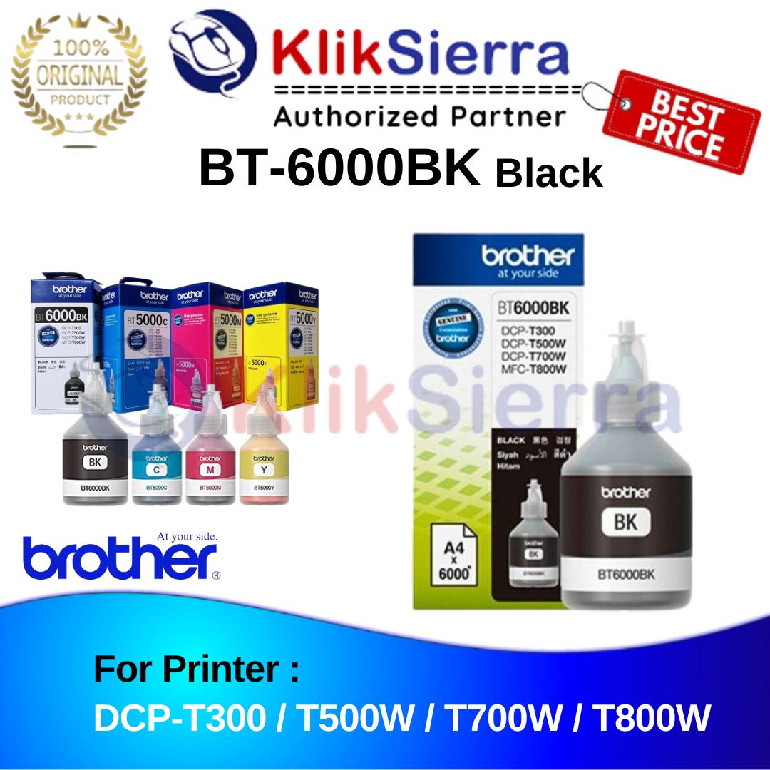 BROTHER Tinta Botol Refill BT-6000BK | BT6000BK | BT6000 Black Hitam - INK ORIGINAL - BT-5000 | BT5000 CMY - For Printer T300, T500W, T700W, T800DW - Image 6