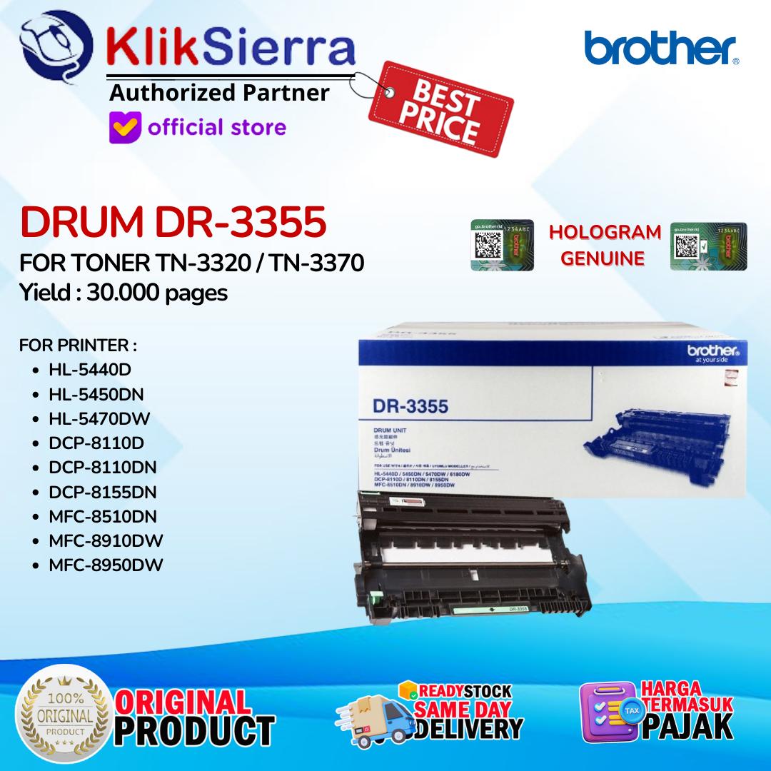 BROTHER DR-3455 | DR3455 DRUM ORIGINAL For TONER TN-3428 | TN-3448 | TN-3478 | TN-3498 - For Printer HL-L5100DN, HL-L6200DW, HL-L6400DW, DCP-L5600DN, MFC-L5900DW, MFC-L6900DW - Image 2