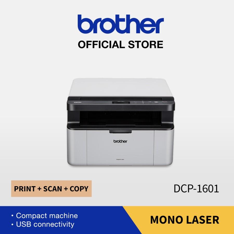 Printer A4 Multifungsi BROTHER DCP-1601 | DCP1601 - Printer Laser Monochrome BW Multifunction Print Scan Copy Include Toner ORIGINAL - Garansi Resmi - Image 2