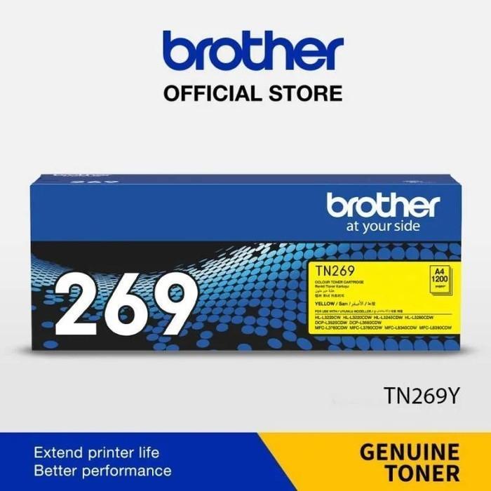 TONER BROTHER TN269 | TN-269 | TN-269BK | TN-269C | TN-269M | TN-269Y TONER ORIGINAL For Printer HL-L3240CDW | HL-L3280CDW | DCP-L3560CDW | MFC-L3760CDW | MFC-L8340CDW - Image 6