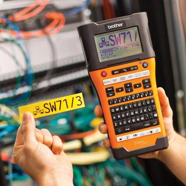 BROTHER PTE560 PT-E560BT PT-E560BTVP & PTE310 PT-E310BT PT-E310BTVP Printer Label Bluetooth PTouch Handheld Portable Label Printer with HSe Heat Shrink & TZE Label Sticker Laminated & Tahan Air Waterproof - Pengganti PTE550 PT-E550W - Garansi Resmi 3Thn - Image 8