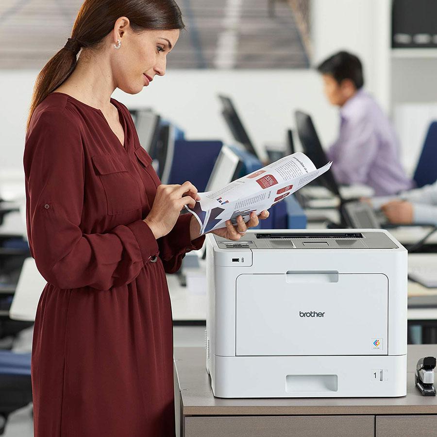 PRINTER BROTHER HL-L8260CDN L8260 & HL-L8360CDW L8360 Printer Laser Colour 31ppm Duplex Wireless WiFi LAN Ethernet NFC with 2.7” Colour LCD TouchScreen - Garansi Resmi 3 Tahun - Image 9
