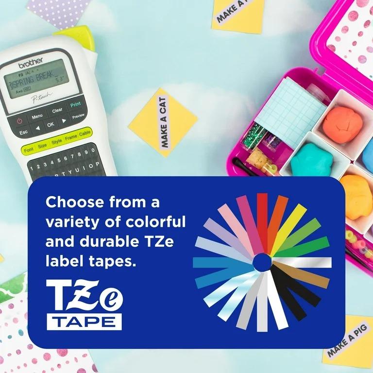 Printer Label BROTHER PT-H110 | PTH110 - Portable Label Printer Stiker - Handy Label Maker with Max 12mm TZe Laminated Tape Sticker Waterproof TZe-231 | TZe-631 - Image 8