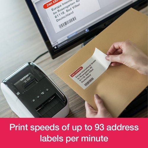Printer Label BROTHER QL-800 | QL800 PTouch Label Printer Barcode Labeling Shipping - Auto Cutter with DK Roll Max 62mm - Garansi Resmi 3 Tahun - Image 6