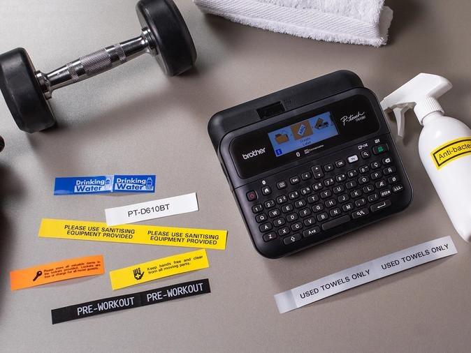 Printer Label Barcode BROTHER PT-D610BT | PTD610BT | PTD610 | PT-D610 & PT-D460BT | PTD460BT | PTD460 | PT-D460 - PTouch Bluetooth Label Printer Portable Label Maker with TZe Tape Label Sticker Max 24mm Lamintaed & Waterproof Stiker - Image 9