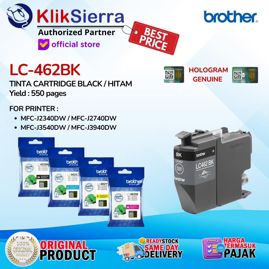 BROTHER Tinta LC-462BK | LC462BK | LC-462 | LC462 BKCMY Black Cyan Magenta Yellow - LC462C LC-462C | LC462M LC-462M | LC462Y LC-462Y INK Cartridge ORIGINAL For Printer MFC-J3540DW - Image 2