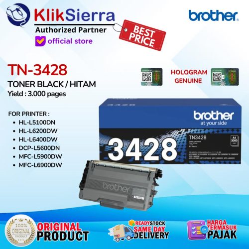 BROTHER Toner TN-3428 | TN3428 Black Original