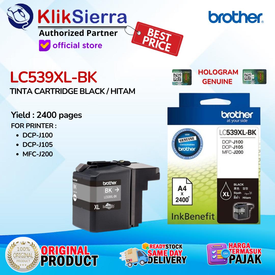 BROTHER Tinta LC539XL BK | LC539BK Original LC-539XL Black - LC-535 LC535CMY - ORIGINAL - Image 2