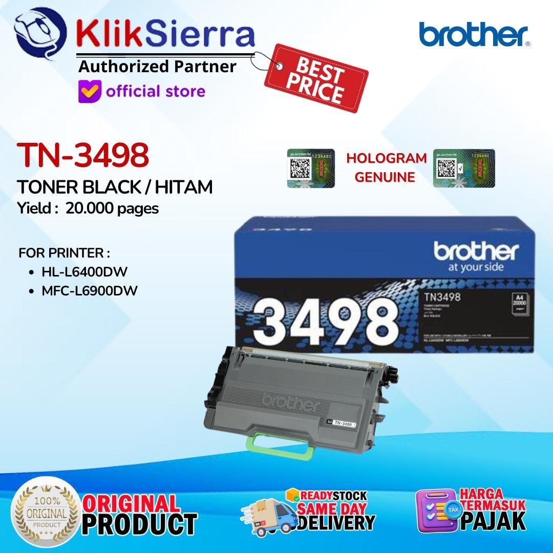 BROTHER Toner TN-3498 | TN3498 Black for L5100DN L5600DN L5900 L6900DW