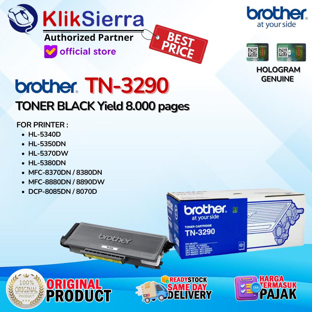 BROTHER Toner TN-3290 | TN3290 Black Hitam - TONER OIRGINAL For Printer HL-5350DN, 5370DW, 8380DN, 8880DN, 8890DW