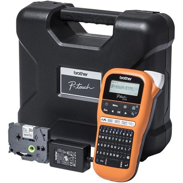 Printer Label BROTHER PTouch PT-E110 | PTE110 Handheld Portable Label printer For Electrical & Datacom installations with TZE Tape Label Sticker Max 12mm Stiker Laminated & Waterproof - Garansi Resmi 3 Tahun - Image 3