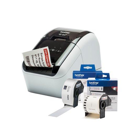 Printer Label BROTHER QL-800 | QL800 PTouch Label Printer Barcode Labeling Shipping - Auto Cutter with DK Roll Max 62mm - Garansi Resmi 3 Tahun - Image 5