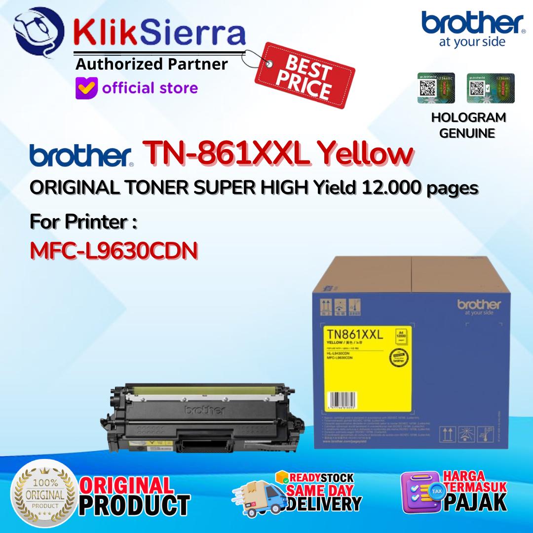 BROTHER ORIGINAL TONER TN861 TN861Y | TN-861 TN-861Y | TN861XL TN-861XL | TN861XXL TN-861XXL YELLOW KUNING For Printer MFC-L9630CDW - Image 4