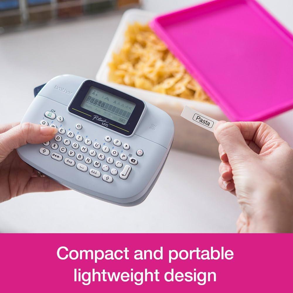 BROTHER PTouch PT-M95 | PTM95 - Printer Label Stiker - Portable Handy Label Maker Printer Sticker - Used Label 12mm MK231 M-K231 | MK631 M-K631 - Image 2